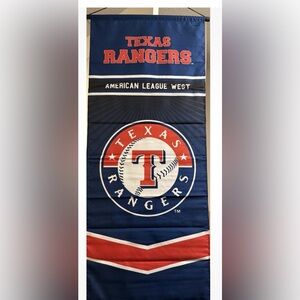 Texas Rangers Blue and Red Wall Tapestry